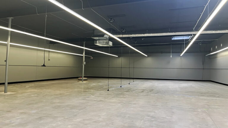 Harbor Freight Rosenberg, TX - interior space with overhead lighting and HVAC, Keeton Construction Services