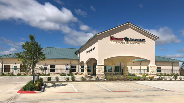 Front exterior of the Day Care Center Development building by Keeton Construction Services in Rosenberg, TX